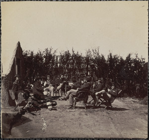 Officers of 1st Connecticut Heavy Artillery at Fort Darling