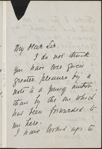 Grace Elizabeth King autograph letter signed to Thomas Wentworth Higginson, Oxford, 21 August 1892