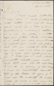 Harriet Martineau autograph letter signed to [Thomas Wentworth Higginson], Tynemouth, England, 21 April