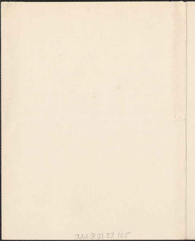 Agnes Repplier autograph letter signed to Thomas Wentworth Higginson, The Swiftwater, Mount Pocono