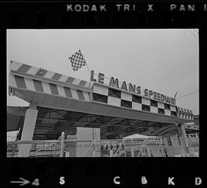 Sign for Le Mans Speedway