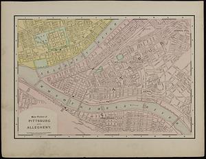 Main portion of Pittsburg and Allegheny ; township map, vicinity of Pittsburgh