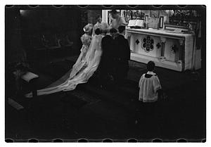 Wedding Will. Ryan of Maker St. Brig. at Brookline with Fr. Dowd