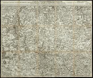 Carte topographique d'Allemagne