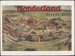 Aerial view of Wonderland amusement park
