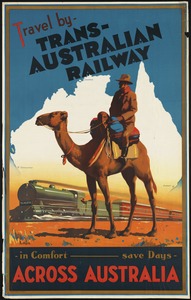 Travel by Trans-Australian Railway across Australia