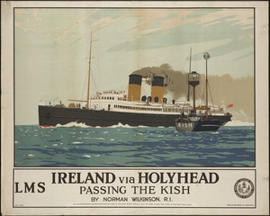 Ireland via Holyhead. Passing the Kish