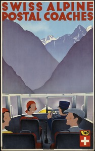 Swiss alpine postal coaches