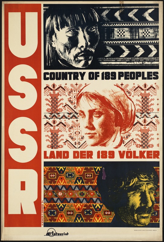 USSR. Country of 189 peoples. Land der 189 völker
