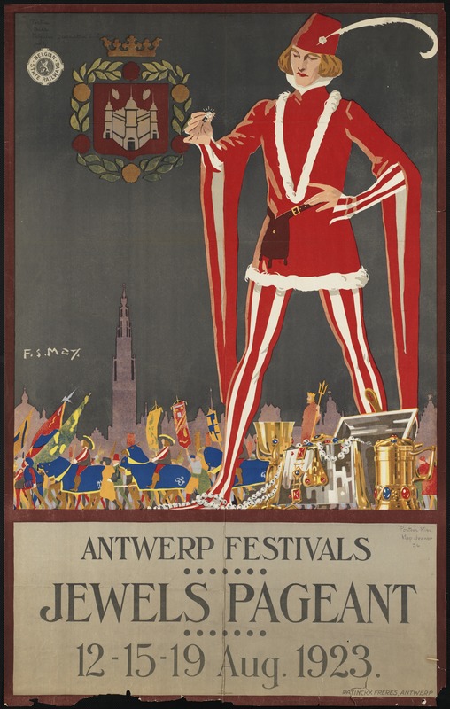 Jewels pageant. Antwerp festivals