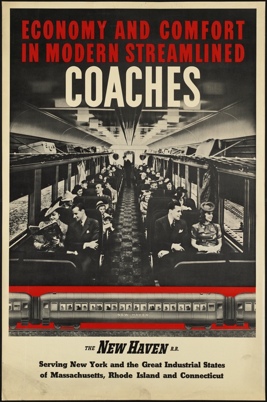 Economy and comfort in modern streamlined coaches