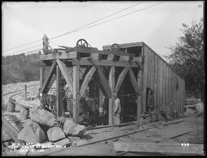 Wachusett Aqueduct, headhouse, Shaft No. 4, from the east, Berlin, Mass., Oct. 10, 1896