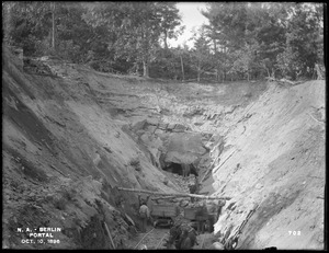 Wachusett Aqueduct, portal, from the east, Berlin, Mass., Oct. 10, 1896