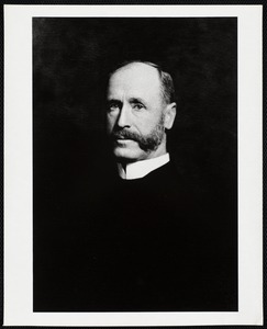 Portrait of a man with starched high collar