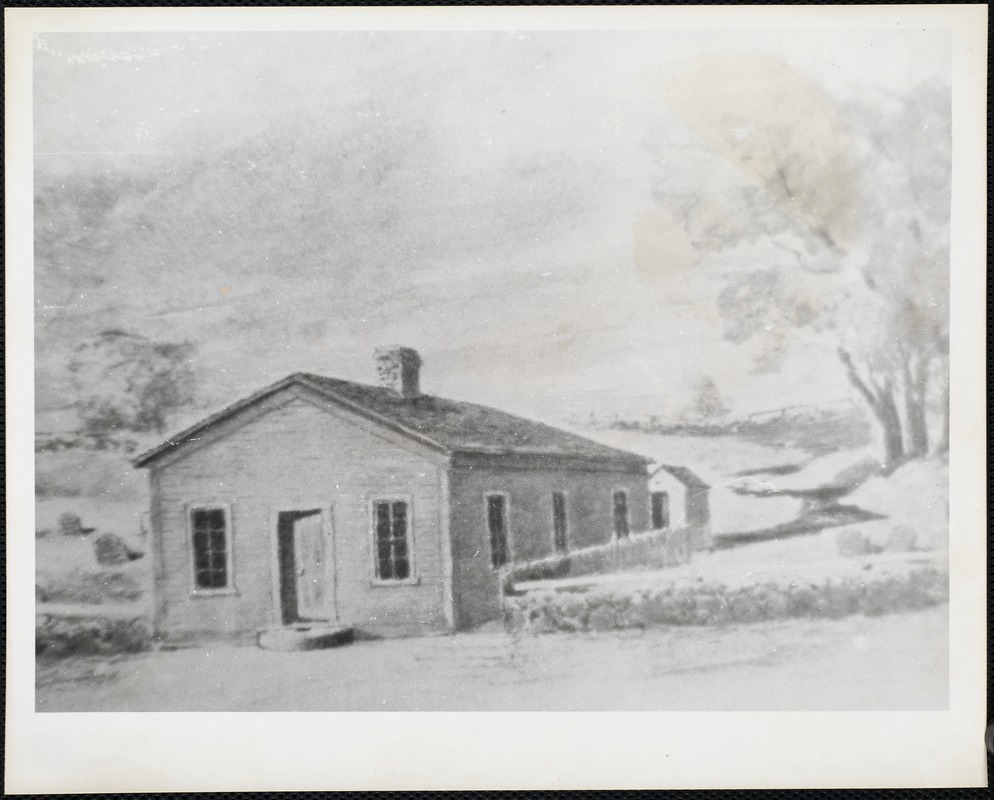School building in Old Burying Ground in 1810