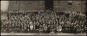 Arlington High School students, 1911 - Academy and Maple Streets