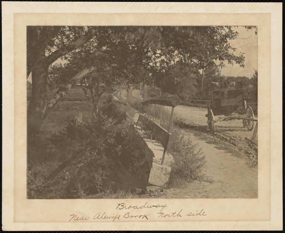 Broadway, near Alewife Brook, north side