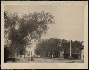 Massachusetts Avenue at railroad crossing