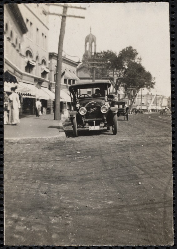 Water Street, looking down Massachusetts Avenue to Old Town Hall