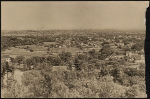 Arlington and Boston from Mount Gilboa