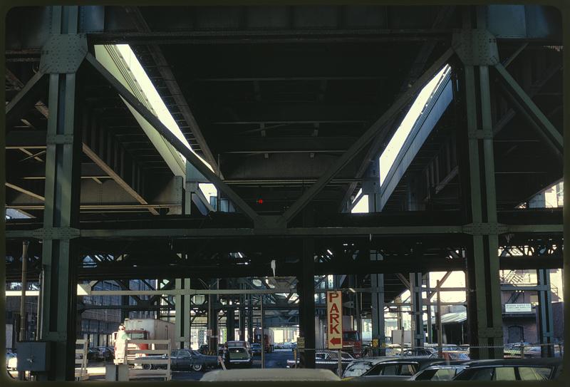 Under the 'El' at North Station at 'Causeway Street'