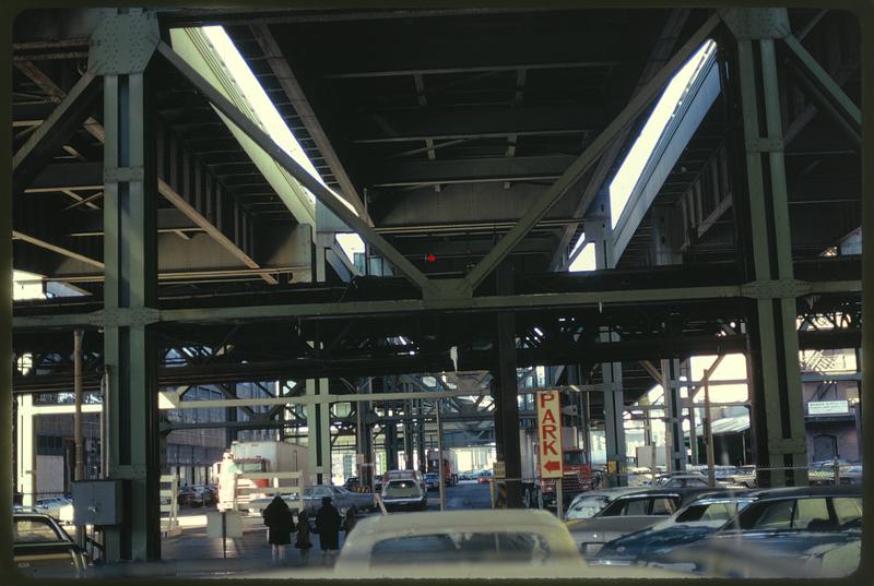 Under the 'El' at North Station at 'Causeway Street'