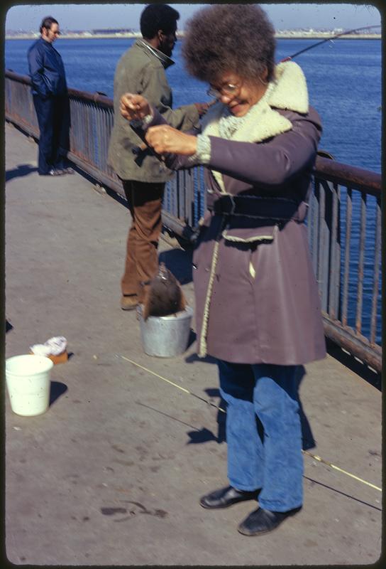 Activity on pier