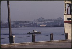 Toward Mystic Bridge from Pier 4 - South Boston