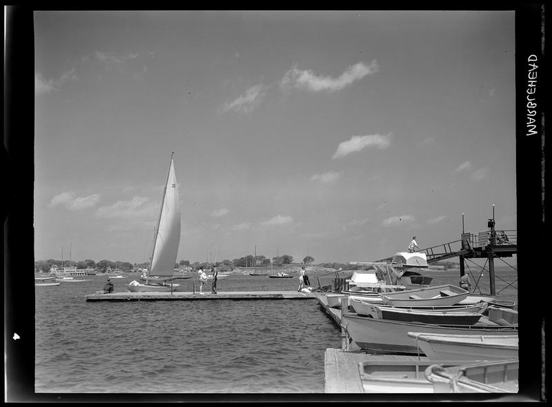 Marblehead (marine), "at the floats"