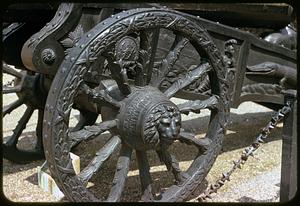 Wheel of Ottoman Gun at Horse Guards Parade, London