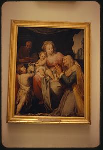 The Holy Family with Saint Anne and Infant John the Baptist by Pieter de Witte, Pinacoteca Vaticana, Vatican City