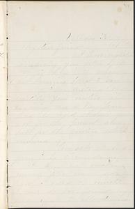 Letter from Nellie Brigham to John D. Long, February 17, 1874