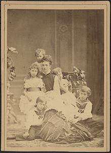 Princess Alexandra of Wales and children