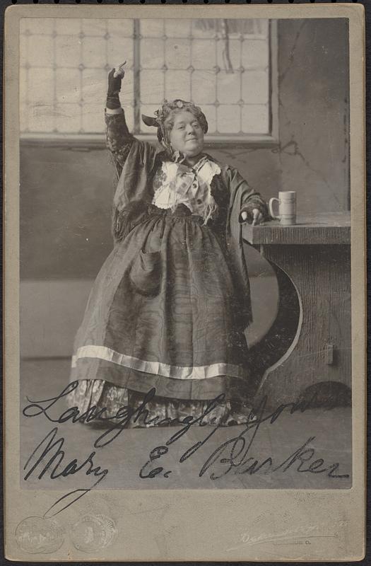 Laughingly yours, Mary E. Barker