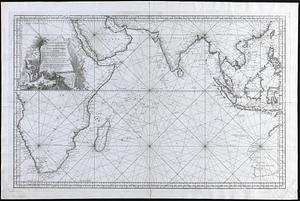 Carte reduite de l Ocean Oriental ou Mer des Indes
