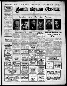 South Boston Gazette, September 19, 1952