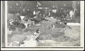 Anti-War Protesters defy Supreme Court against a campout as they bed down on the Mall in Washington