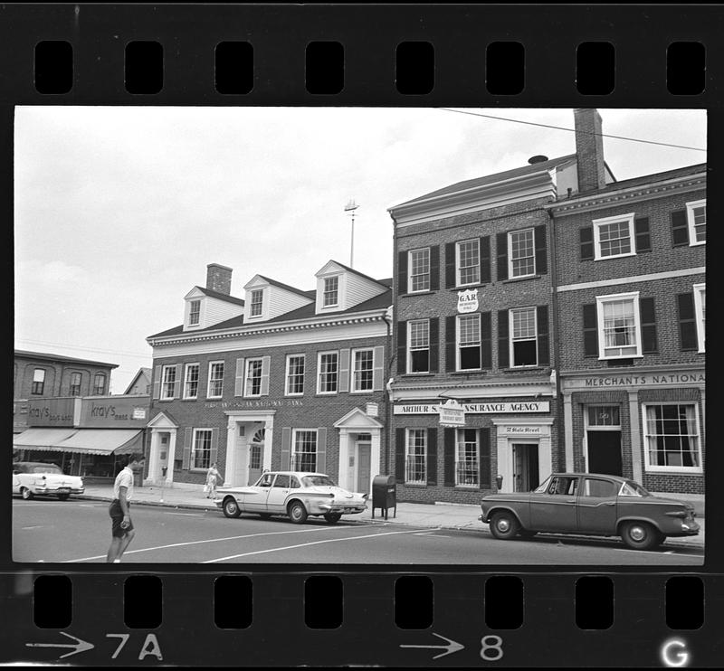 Urban renewal area buildings for historic society