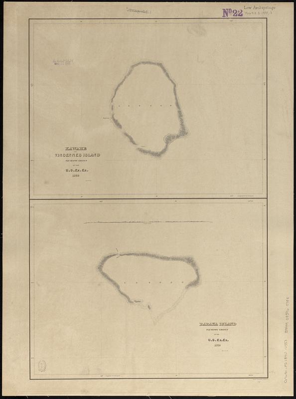 Kawahe or Vincennes Island, Paumoto Group ; Raraka Island, Paumotu Group