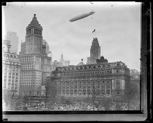 Unidentified airship over New York City
