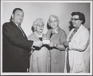 Mrs. Benjamin Kraft, Rose Swetzoff, Sylvia H. Maness