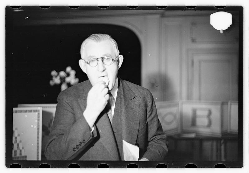 Ernest D. Chase pres., birthday card of stamps
