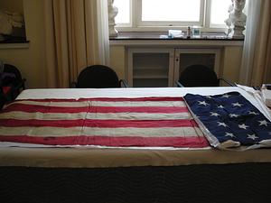 Mourning flag flown for 3 presidents