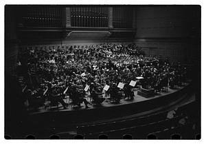 Recording "La Mer" for Victor R.C.A., Dr. K & Boston Symphony Orchestra, also recording mch.