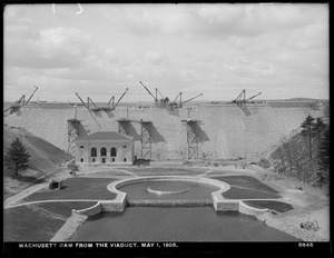Wachusett Dam, from the viaduct, Clinton, Mass., May 1, 1905