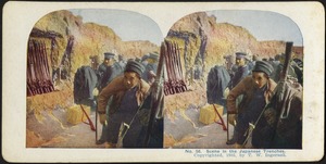 Scene in the Japanese trenches