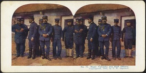 Major Yamaoka and staff officers
