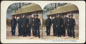 A group of Japanese army telegraphers