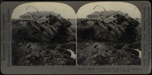 A derelict tank near Cambrai