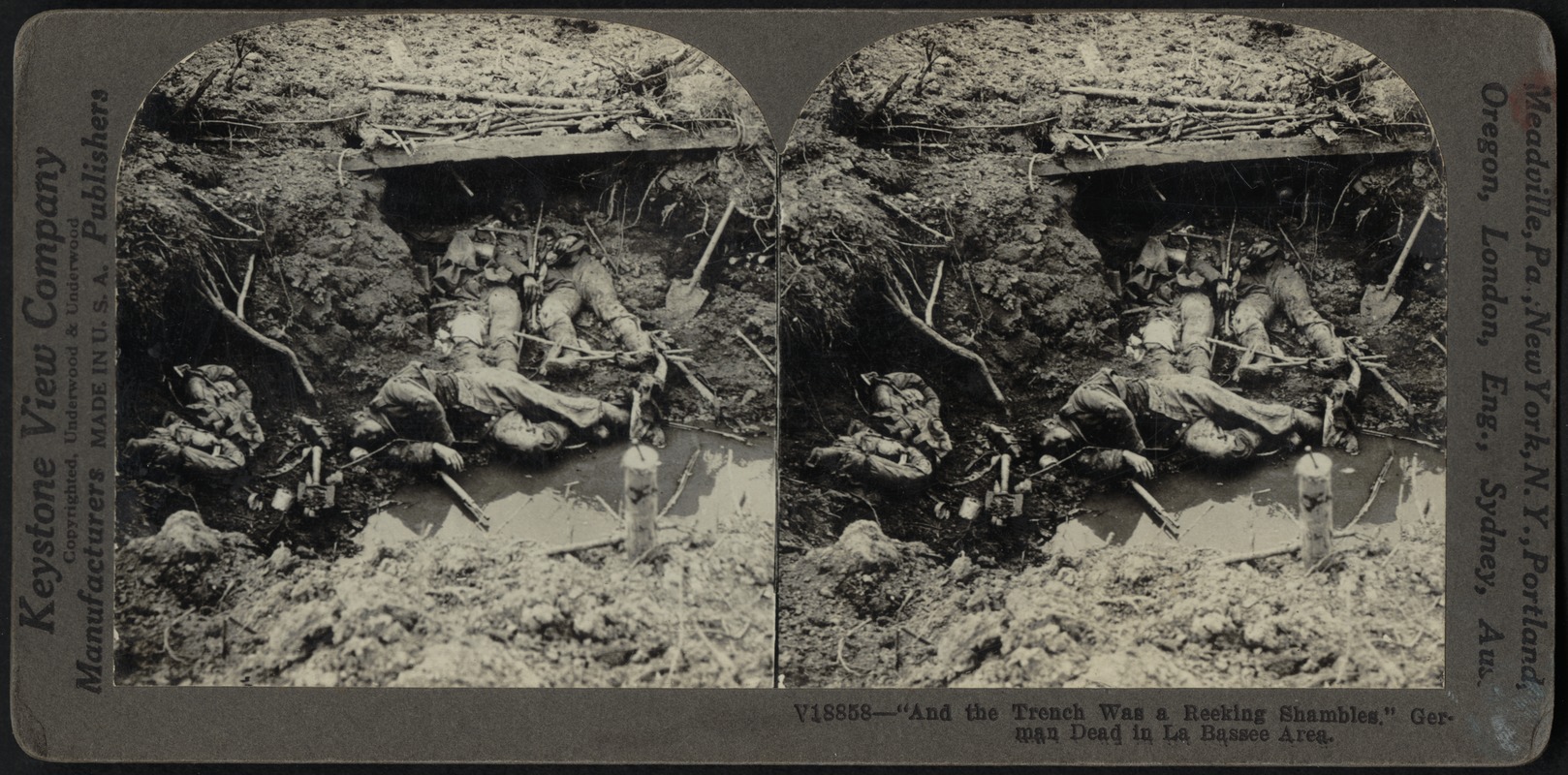 German dead in the La Basse area